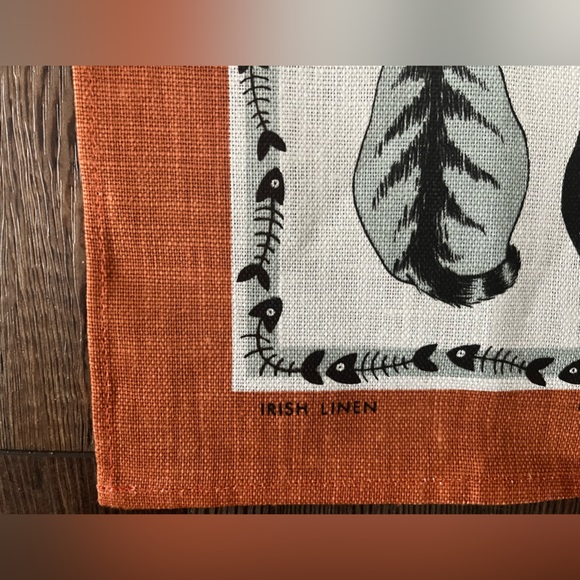 NWOTs Ulster Weavers CATS IN WAITING Irish Linen 1998 Cat Calendar No. 4135 - Picture 7 of 13